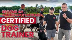 Become A CERTIFIED DOG TRAINER - Apply Now!