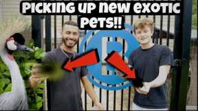 PICKING UP NEW EXOTIC PETS FROM BLAKES EXOTIC ANIMAL RANCH!....*TOUR OF RANCH*