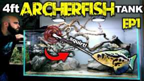Building an EPIC 4ft ARCHERFISH Paludarium / Aquaterrarium (EP1)