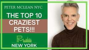 America's Top 10 CRAZY, WILD and most EXOTIC PETS!!!