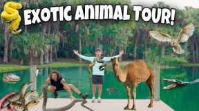 CAGE By CAGE EXOTIC PETS TOUR!!