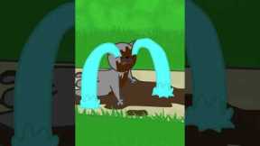 😿 Sad story of a cunning cat 😼🍦🍦🍦 (Funny Cartoon) #shorts #animation #funny