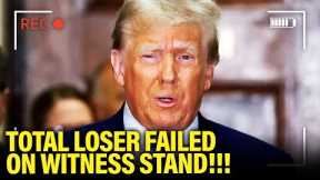 DEFEATED Trump SULKS out of Courtroom, TESTIMONY went HORRIBLY for Him