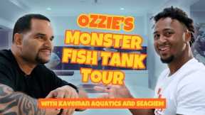 I Visited Ozzie Albies' Man Cave! (Monster Tanks & Fish)