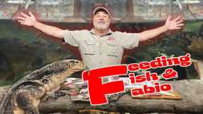 GIANT FISH AND GIANT LIZARD😳