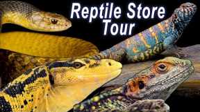 Reptile Shop Tour: Giant Monitors & Exotic Reptiles!