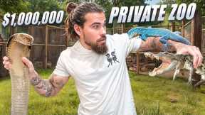 $1,000,000 Private Reptile ZOO Tour!