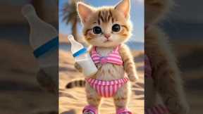Cat Dance ❤️| Cute kitten #ai #cat #lovecats #cats#catvideos #funny #kittens #catlover 16042025B