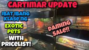 LATEST CARTIMAR UPDATE:MGA KLASE NG EXOTIC PET!BALL PYTHON ,IGUANA,BOA,TORTOISE GECKO,BEARDED DRAGON