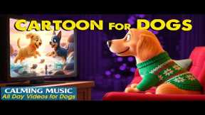 Cartoon for Dogs: Relaxing & Fun Videos for Dogs Home Alone - Dog TV & Calm Music to Prevent Boredom