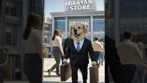 puppy curiosity: why did he have no banana while friends teased him #animahal #mischievousdog