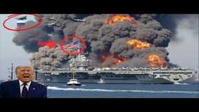 13 minutes ago: Russian Sukhoi pilot brutally destroys US aircraft carrier in the Black Sea