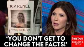 Things Heat Up Fast When Kristi Noem Is Grilled On Facts Of Minneapolis Shooting By Reporter