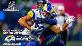 Los Angeles Rams vs Seattle Seahawks Game Highlights | 2025 NFL Season NFC Championship
