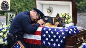 Police K9 Bane Memorial Service | top best dog training techniques