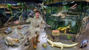 Exploring Indoor ZOO Full of EXOTIC ANIMALS!!